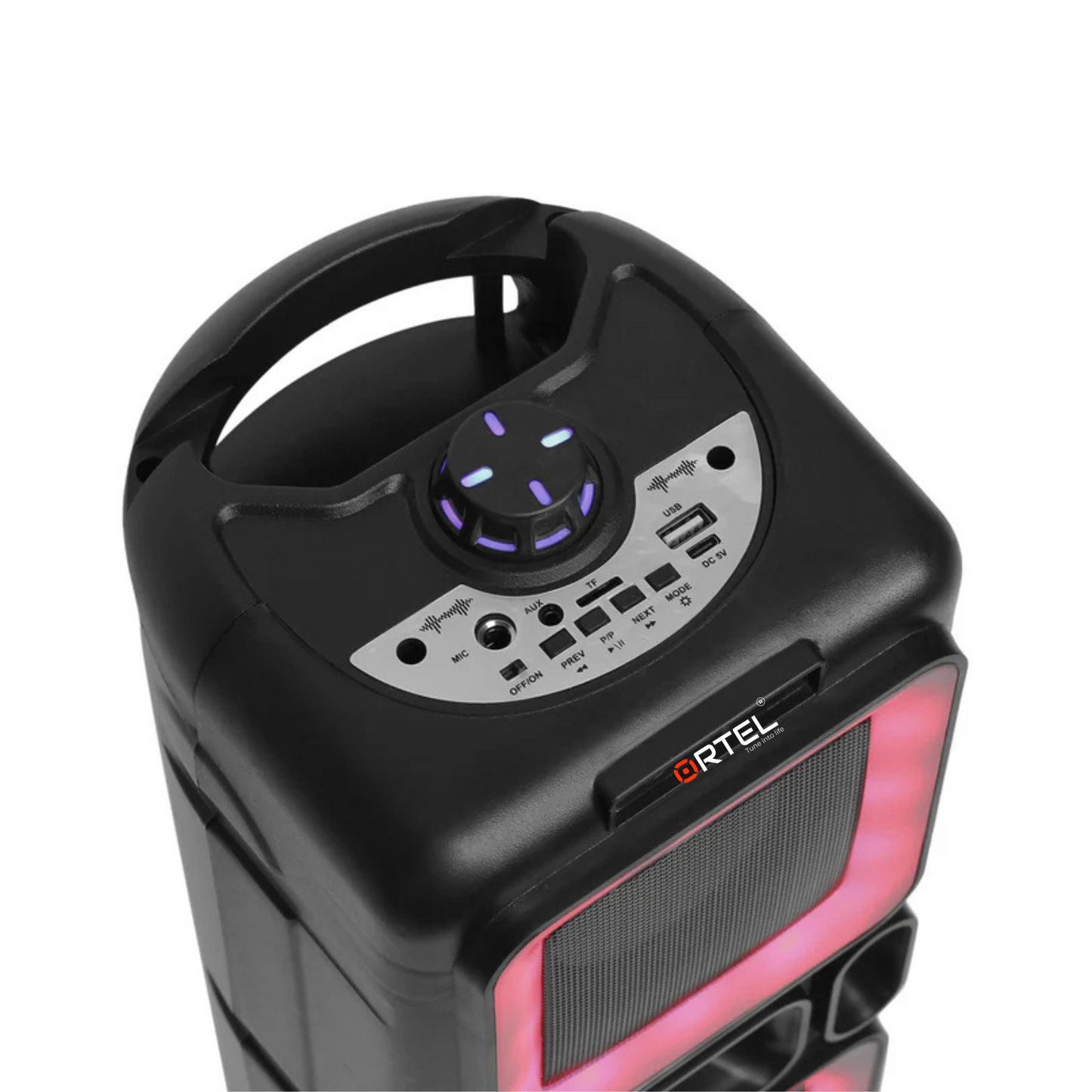 ROCKSTAR by Ortel β 30W Party Speaker | 3600mAh Battery | 12 Hrs Playtime | Dual 2β Full-Range Drivers | Bluetooth v6.0