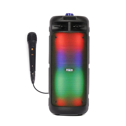 Neon Blast 🔊 Ortel BoomBox Wireless Party Speaker | 30W Stereo Output | 3600mAh Battery – 14H Playtime