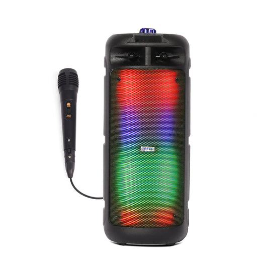 Neon Blast 🔊 Ortel BoomBox Wireless Party Speaker | 30W Stereo Output | 3600mAh Battery – 14H Playtime