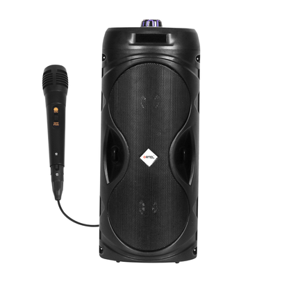 Ortel BOOM BOX Lite (ACCENT-2), BT v5.3, 14h Backup, Dual 10.16 cm Drivers, 30 W Bluetooth Party Speaker (Black, Stereo Channel)