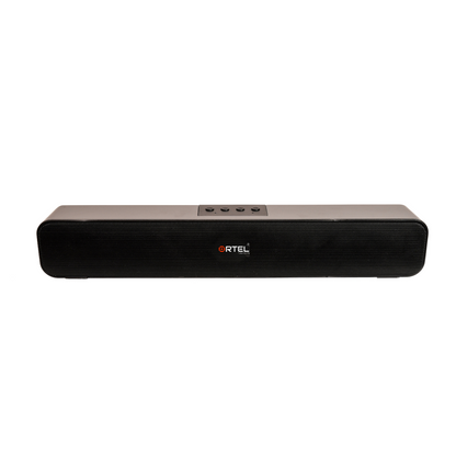 ORTEL Beats 16W RGB Soundbar with Dual 2″ Woofers, 1200mAh Battery, TF/USB Plug & Play