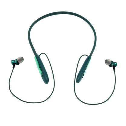 Ortel NeckBeat Harmony Bluetooth Neckband | Green | Metallic | 3D Sound, Fast Charging, Premium Comfort