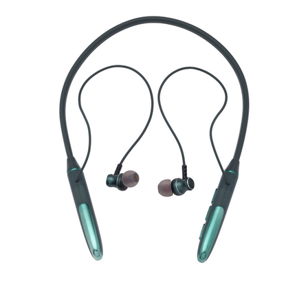 Ortel MainStage NEO Bluetooth Neckband | Black & Green  | Lightweight, 3D Sound, Fast Charging