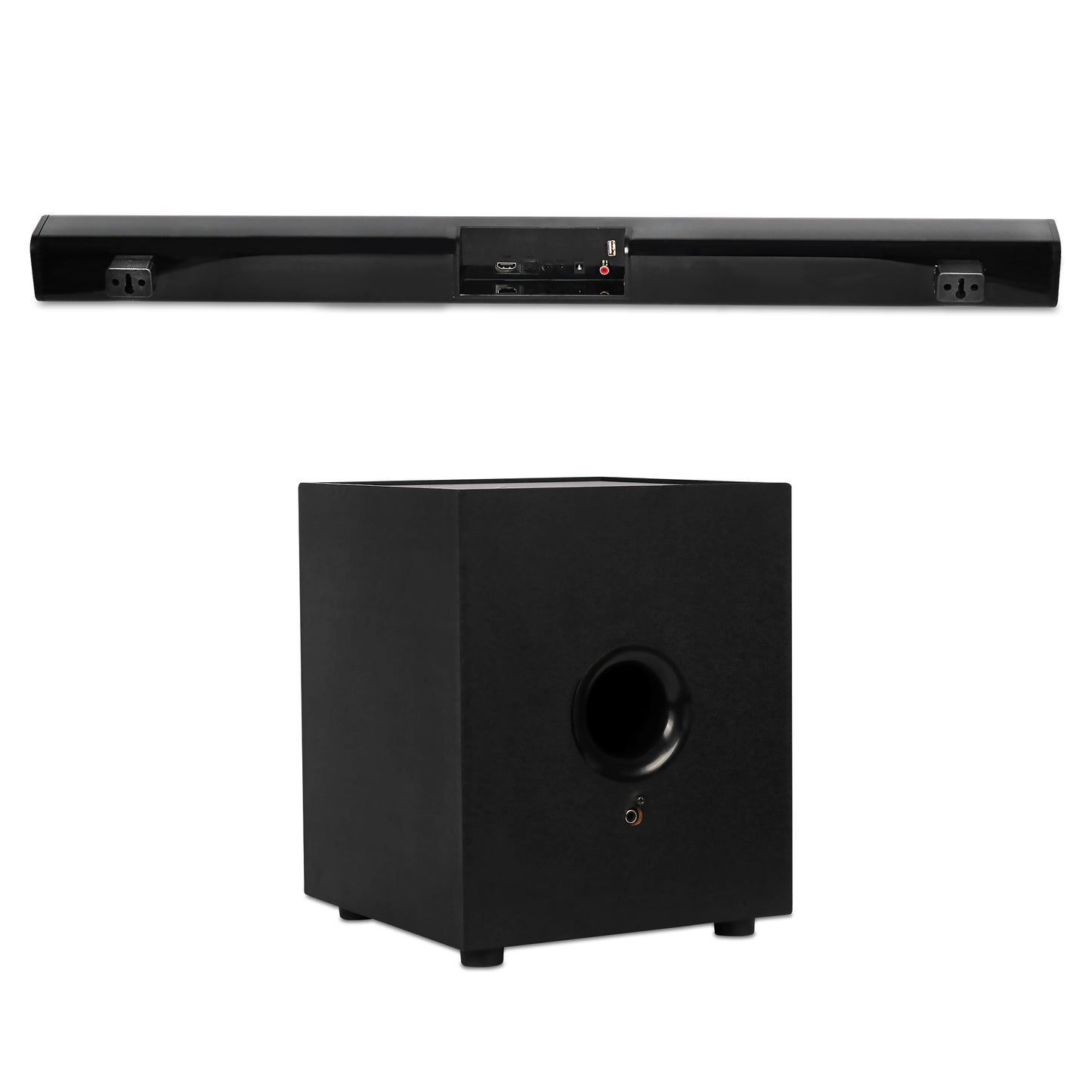 Ortel MegaBass 120 | 4.1 Channel 120W Bluetooth Soundbar with 80W Subwoofer & HDMI/Optical | 34-Inch TV Sound System