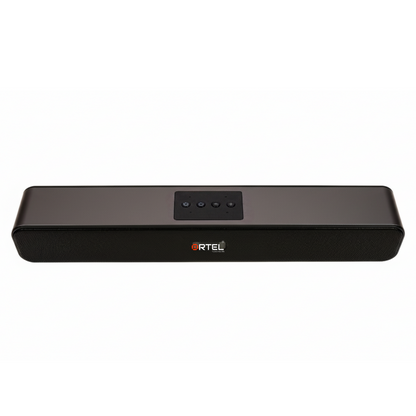ORTEL Beats 16W RGB Soundbar with Dual 2″ Woofers, 1200mAh Battery, TF/USB Plug & Play