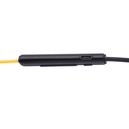 Ortel BassDrop X Bluetooth Neckband | Black & yellow  | Lightweight, 3D Sound, Fast Charging