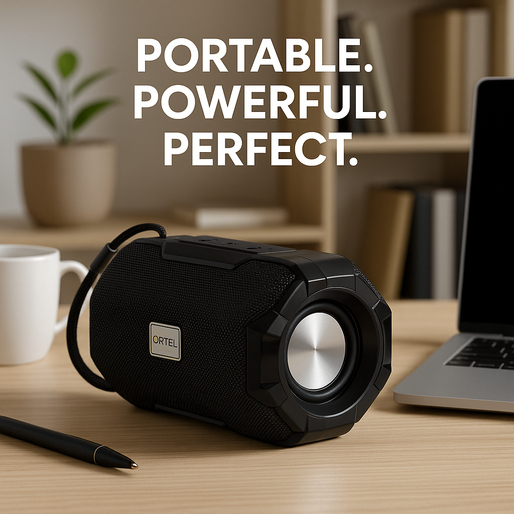 Ortel BlastBox Bluetooth Speaker — 5W RMS (10W Peak), 2″ Driver, BT v5.3, Type-C, 4–5 Hr Playtime