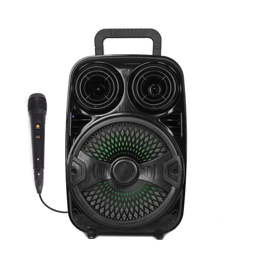 EchoBlast Rockers 🔊 by Ortel – 40W Peak Trolley Speaker | 3600mAh Battery | 7 Hrs Playtime | 8" Heavy Bass Driver | BT v5.3