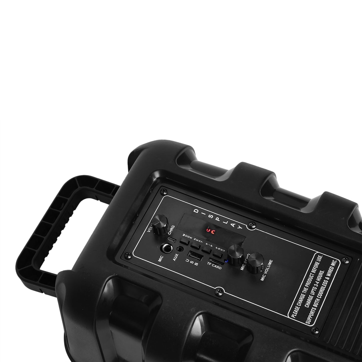 EchoBlast Rockers 🔊 by Ortel – 40W Peak Trolley Speaker | 3600mAh Battery | 7 Hrs Playtime | 8" Heavy Bass Driver | BT v5.3