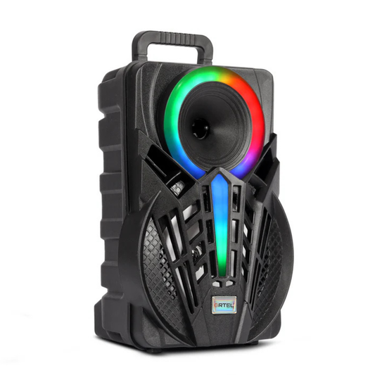 EchoBlast AURA 🔊 Ortel Wireless Trolley Speaker | 40W Peak Output | 3600mAh Battery – 13–14 Hours Playtime | 8" Heavy Bass Driver