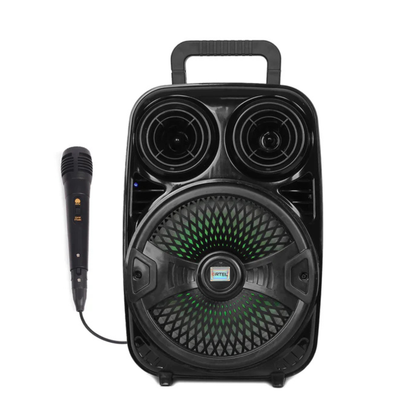 EchoBlast Rockers 🔊 by Ortel – 40W Peak Trolley Speaker | 3600mAh Battery | 7 Hrs Playtime | 8" Heavy Bass Driver | BT v5.3
